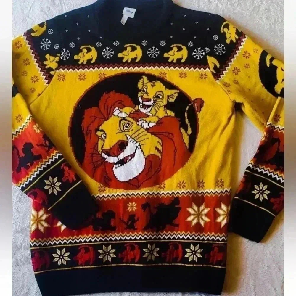 Disney The Lion King Hakuna Matata Holiday Ugly Christmas Sweater L